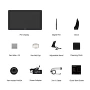 Huion 21.5 IPS LCD Drawing Tablet with Screen, Full Laminated, Anti-Glare, 120% sRGB, 8192 Pressure, Stand, PC/Mac/Android