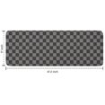 thumbnail image 7 of Gray and Black Checkerboard Pattern Kitchen Rug Mat,Kitchen Runner Rugs Non Skid Washable,Decorative Kitchen Floor Mats for Kitchen,Sink,Laundry,17"x47.2", 7 of 7