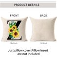 thumbnail image 2 of Monogram Letter Z Sunflower Pillow Covers 18x18 Inch,Spring Decor Throw Pillow Case Cushion Cover Summer Farmhouse Decor for Couch Sofa,Family Last Name Initial Pillow Case,Home Decorations, 2 of 6