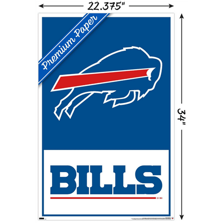 NFL Buffalo Bills - Logo 21 Wall Poster, 22.375' x 34' 