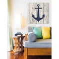 thumbnail image 5 of "Blue Anchor" Painting Print on Wrapped Canvas, 5 of 7