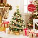 thumbnail image 1 of Juguetes de piscina, juguetes para bebés, juguetes para niños pequeños, mini árbol de Navidad de 2 pies, pequeño árbol de mesa preiluminado para escritorio, habitación, mini árboles, 1 of 8