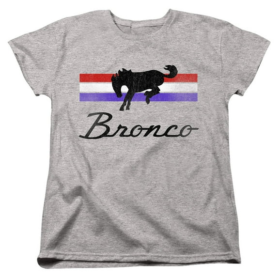 Ford Bronco Bronco Stripes S/S Women's T-Shirt Athletic Heather