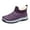 Purple, variant on LIJCC Snow Boots for Women Winter Warm Plush Lined Waterproof Soft Sole Non Slip Orthopedic Outdoor Shoes Round Toe Fully Fur Lined Outdoor Sneakers Slip on Insulated Ankle Boots