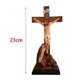 thumbnail image 4 of Estatua de resina tradicional china de niña y escultura religiosa sagrada de Jesús, Madre María, figura en miniatura para dormitorio, oficina, mesa, r, 4 of 8