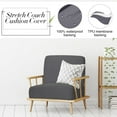 thumbnail image 4 of Newwiee 8Pcs Patio Cushion Covers Stretch Outdoor Cushion Cover Replacement for Patio Furniture Sofa Couch Slipcovers, Soft Flexibility Washable Furniture Protector(Waterproof Pure,Dark, 4 of 6