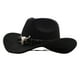 thumbnail image 1 of Sombrero de Vaquero Occidental Jinwen Negro, 1 of 8