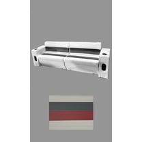 Horizon Manufacturing Pontoon Furniture Set 6 PC Premium 003 Grey/Red/Charcoal