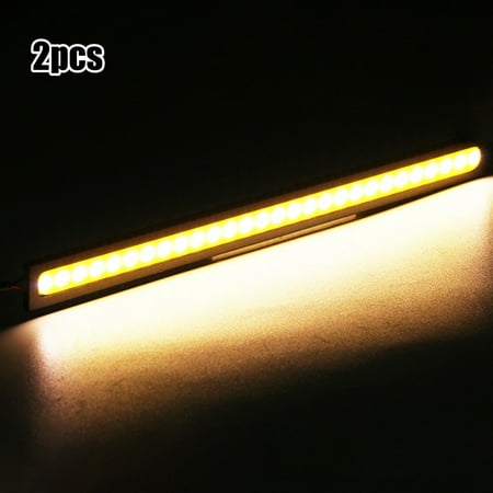

2Pcs 12V LED Car Interior White Strip Lights Bar Lamp Car Van Caravan Boat