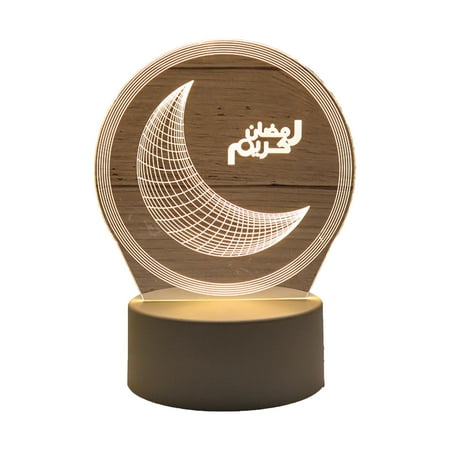 

Huam Night Light 1 Set Festive Mood Good Transmittance Convenient Flicker Free LED Night Light