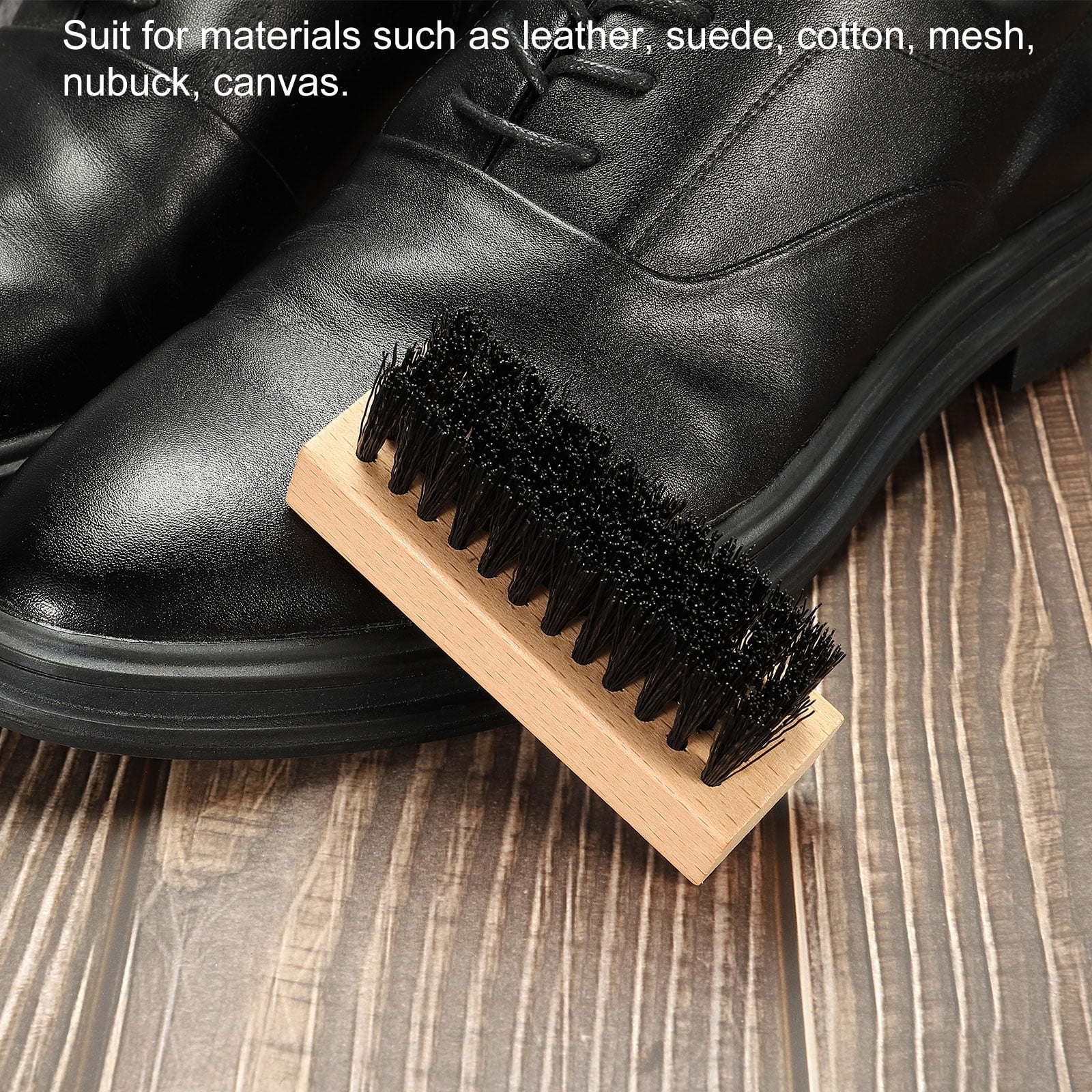 Unique Bargains Brosse de Nettoyage de Chaussures Daubers Polonais