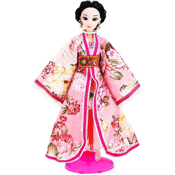 Miniforce Toys Asian Kimono Doll Cow Birthday Decorations Princess Statue Chinese Dolls Collectibles