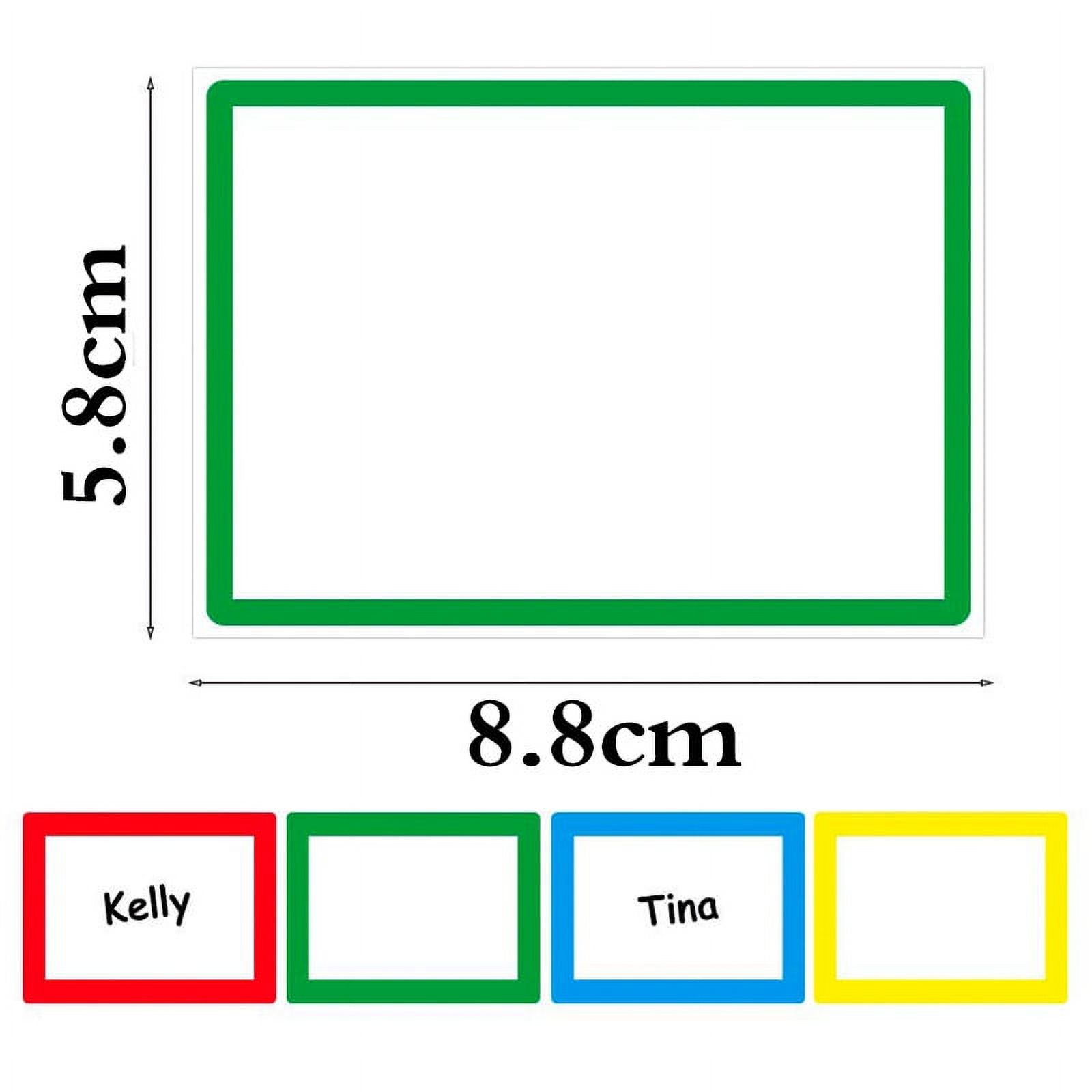 Self-Adhesive Handwritten Name Sticker Home Storage Sort Mark Label Stationery Sticker 1 Roll 300 Sheets/Roll