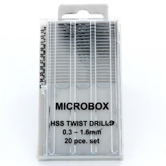Acrylicos Vallejo 0.3-1.6 mm Drill Set - Pack of 20