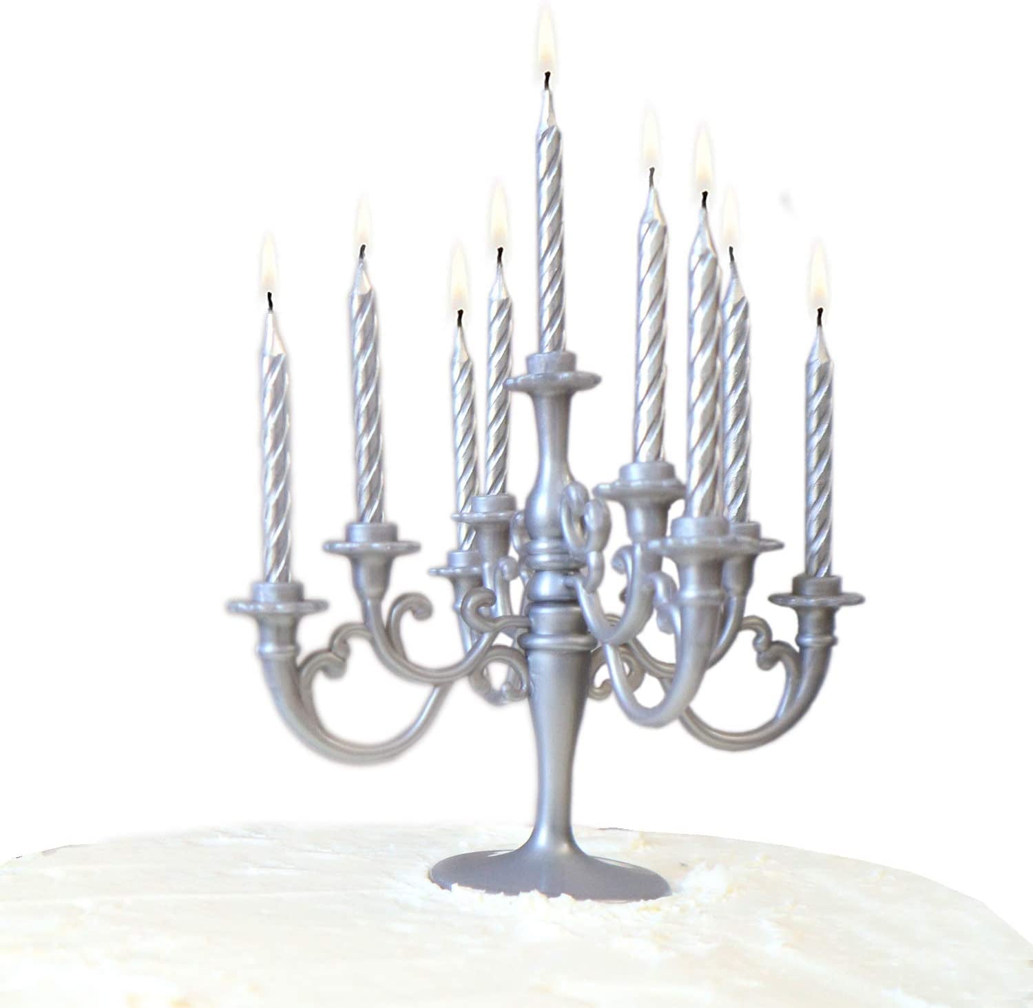 Silver Birthday Candle Holders Home Interior Design