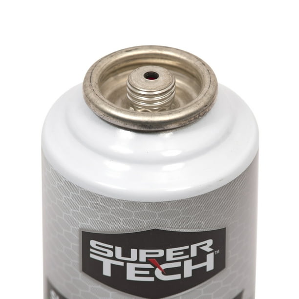 Super Tech Auto R-134a Refrigerant with Stop Leak, Self-sealing, 3