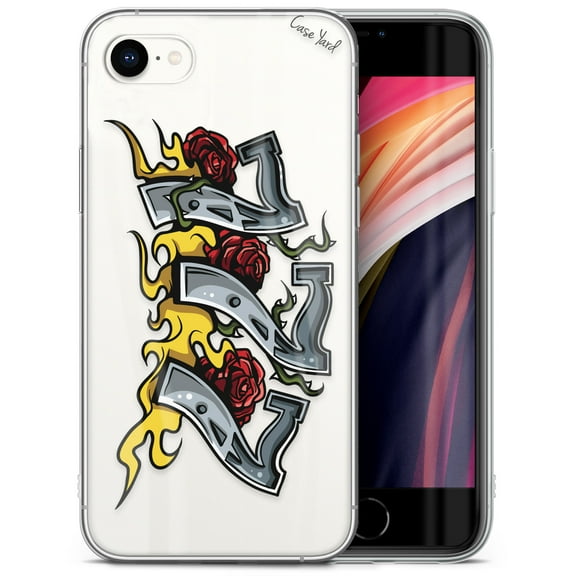 Case Yard iPhone-SE Case Clear Soft & Flexible TPU Ultra Low Profile Slim Fit Thin Shockproof Transparent Bumper Protective Cover Drop Protective Cell Phone Cases (777)