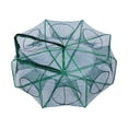 thumbnail image 3 of Portable Folding Fishing Net Trap, 12 Holes Automatic Hexagon Umbrella Fish Cage for Crawfish, Shrimp, Minnow, Crab, and Bait, Durable Nylon Mesh & Bold Reinforced Frame, 3 of 8