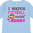 thumbnail image 4 of Inktastic I Watch Football with My Mommy Girls Long Sleeve Toddler T-Shirt, 4 of 5