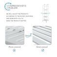 thumbnail image 2 of Forthcan 5 Tier Freestanding Metal Shelf Open Bathroom Shelf for Bathroom Storage White, 2 of 8