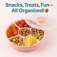 thumbnail image 5 of Nazarian 5-Compartment Snack Container, 5.4 cup capacity Dishwasher Safe, 5 of 7