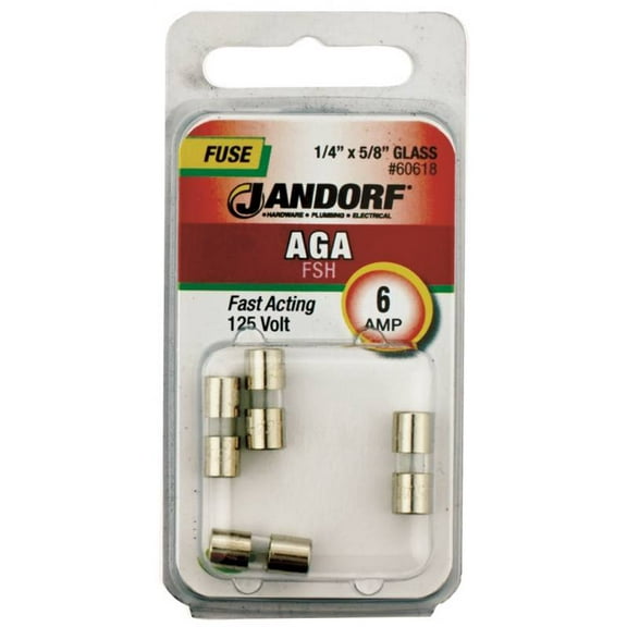 Jandorf Specialty Hardw Fuse Aga 6A Fast Acting 60618
