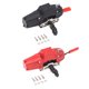 thumbnail image 5 of Accesorios de modificación de dirección de los parachoques de rastreadores Exquisitos barras frontales resistentes RC Reemplazo de la parte del cuerpo del automóvil para Axial SCX10 90046 Rojo Inevent FN001660-01, 5 of 7
