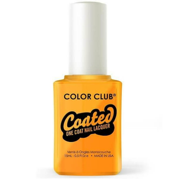 Color Club Coated One Coat Nail Polish N16 One-Step Psychedelic Scenf 0.5 oz