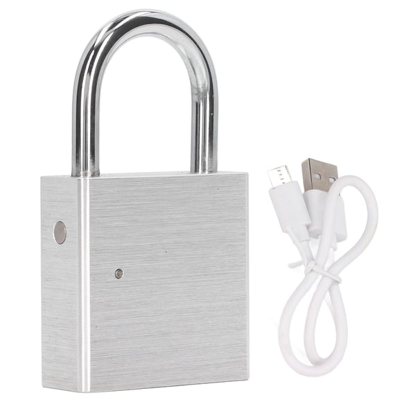 Candado Bluetooth recargable por USB, control por aplicación, resistente a impactos, inteligente, para gabinete, puerta de hierro, gimnasio