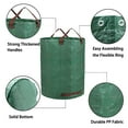 GROWORLD 3Pack 72 Gallon AIF4 Garden Leaf Bags Yard Lawn Reusable Yard