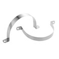 thumbnail image 1 of yuksok Collier de Serrage en Acier Inoxydable à Deux Trous Clips de Fixation Valves Raccords 2 Pcs, 1 of 5