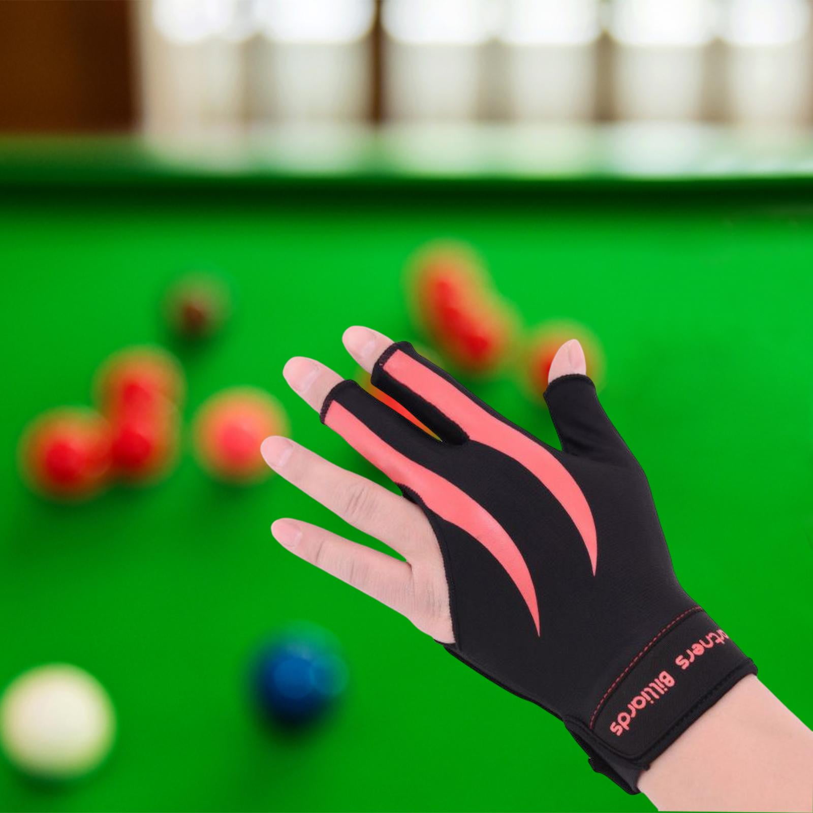 Vaveren Left Hand Snooker Billiard Glove Sport Made of Elasticized Fabric for Amateurs Professionals 