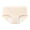 Z62-Beige, variant on Women's Leakproof Protective Cotton Period Briefs Mid Waist Stretchy Breathable Underwear Comfy Lightweight Reusable Menstrual Panties