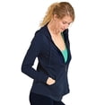 thumbnail image 2 of Sofra Ladies Thin Zip-Up Hoodie Jacket, 2 of 5