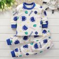 thumbnail image 2 of ICVBLUW 2 Piece Pajamas Girl Long Sleeve Sets Toddler Girl Pjs Kids Fall Winter Sleepwear Sets, 2 of 6