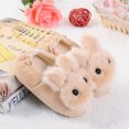 thumbnail image 3 of DPTALR Pantoufles en Coton pour Enfants, Chaudes, Antidérapantes et Duveteuses Rabbit, 3 of 5