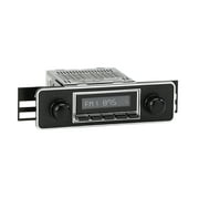 RetroRadio Compatible with 1969-75 Jaguar XJ Series with Euro-style Plate Features Include Bluetooth, AUX, AM/FM LACB-M1-502-36P-96PJA2