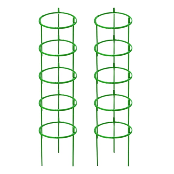 Upgraded Tomato Support Stakes Garden Cages For Climbing Vegetables Indoor Outdoor Round Stakes Strong