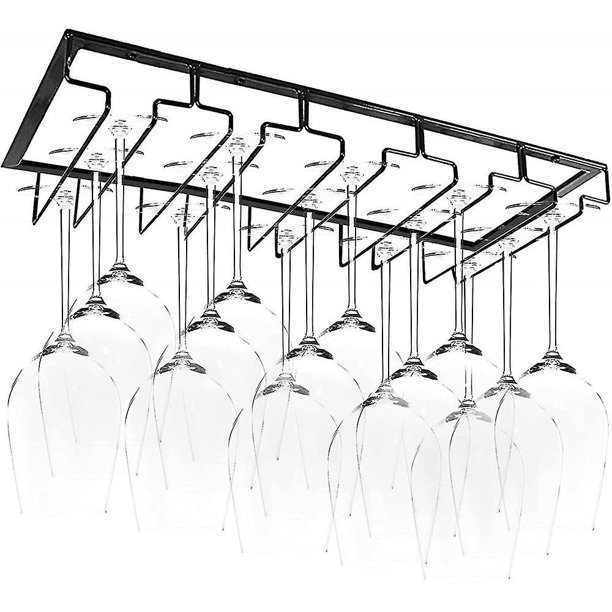 Estante para copas LIUYMXG Con 5 rieles para 10-15 copas 50 x 22,5 x 5,5 cm