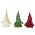 thumbnail image 5 of Northlight Standing Plush Gnomes Christmas Figurine Ornaments - 8.5" - Set of 3, 5 of 5