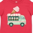 thumbnail image 4 of Inktastic Green Ice Cream Truck Girls Toddler T-Shirt, 4 of 5