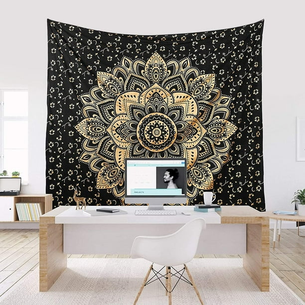 Black and gold tapestry new arrivals