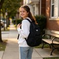 thumbnail image 2 of Lightweight Back to School Bag,Unisex Backpack,Zipper Multi-compartment,Adjustable Shoulder Strap,Everyday Carry on Travel Daypack, 2 of 6