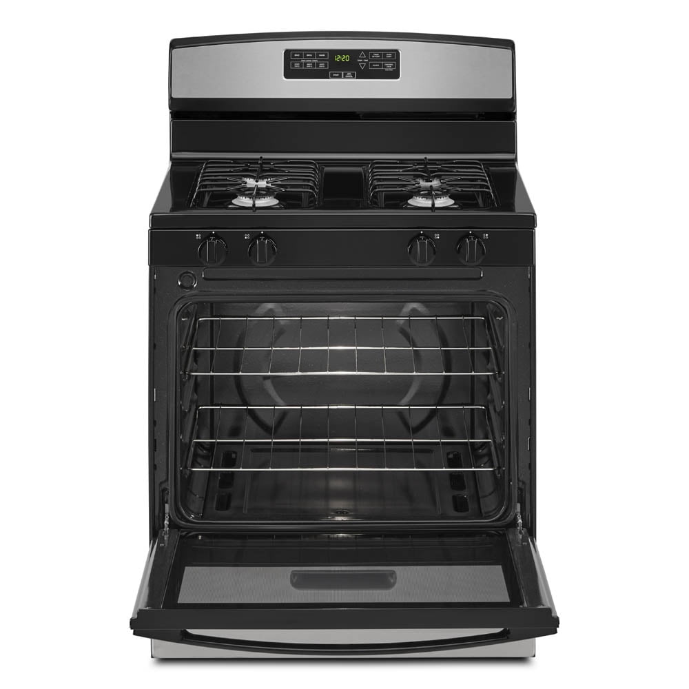 Amana® AGR6303MMS: 30-inch Gas Range in Stainless Steel.