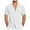 White, variant on kamemir Men's Short-Sleeve Chambray Shirt(White,XL)