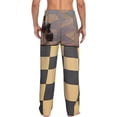 thumbnail image 6 of Cauagu Chess Board With Pawns Mens Pajama Pants Sleep & Lounge Pants,PJ Bottoms with Pockets-X-Large, 6 of 7