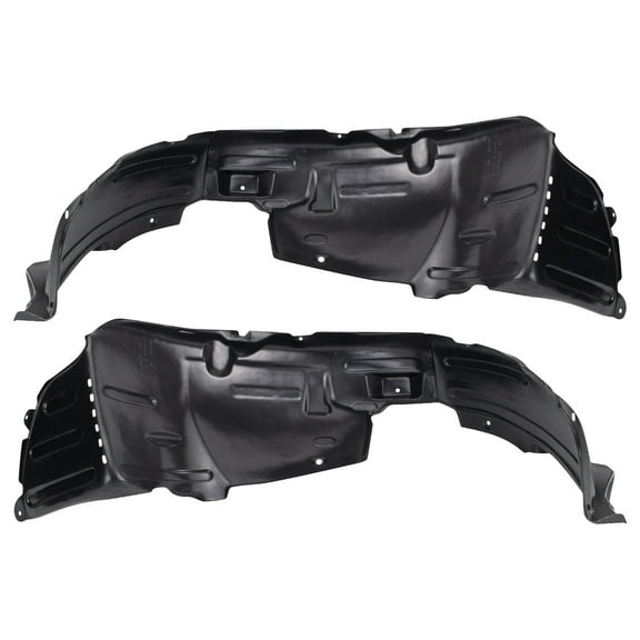 TRQ Front Inner Fender Liner Set Fits Select 2010-2012 Hyundai Genesis Coupe HY1248120 HY1249120