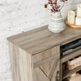 thumbnail image 5 of BEIMIMU Farmhouse Classic TV Stand for 50" TV,Entertainment Center and Console Table With&nbsp;Open and Closed Storage Space for Living Room or Bedroom Gray Wash, 5 of 9