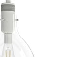 thumbnail image 4 of Hunter - Van Nuys 1-light Brushed Nickel, Medium Size Pendant Light, Dimmable, Transitional Style, Bell Shaped, for Bedrooms, Dining, Living Rooms - 19296, 4 of 8