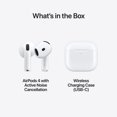 thumbnail image 3 of Restored Apple AirPods 4 with Active Noise Cancellation & Adaptive Audio Bluetooth Wireless Earbuds with MagSafe Charging Case White - Open Box, 3 of 9
